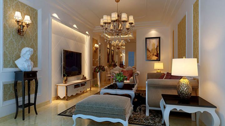 金域名邸78㎡简欧风格案例