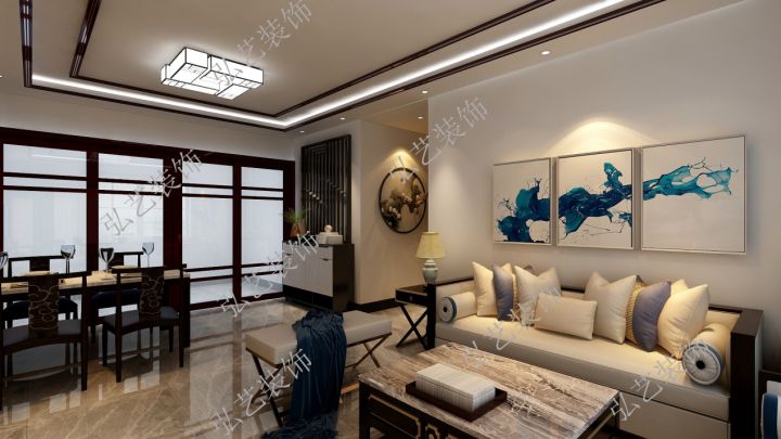 景泰翰林F区-105平米-7.8万元-沉稳又不失格调