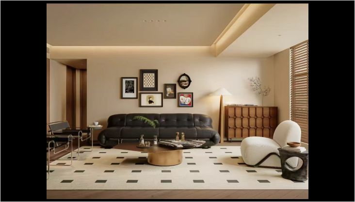 奶油中古风132㎡效果展示